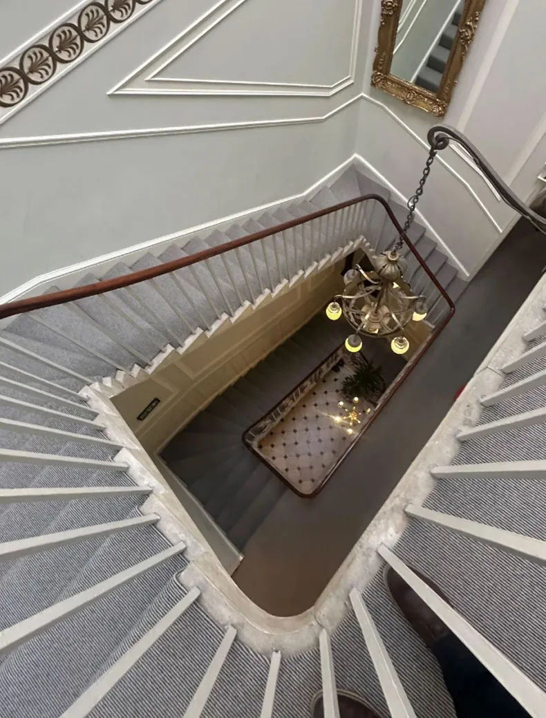 Classic interior staircase